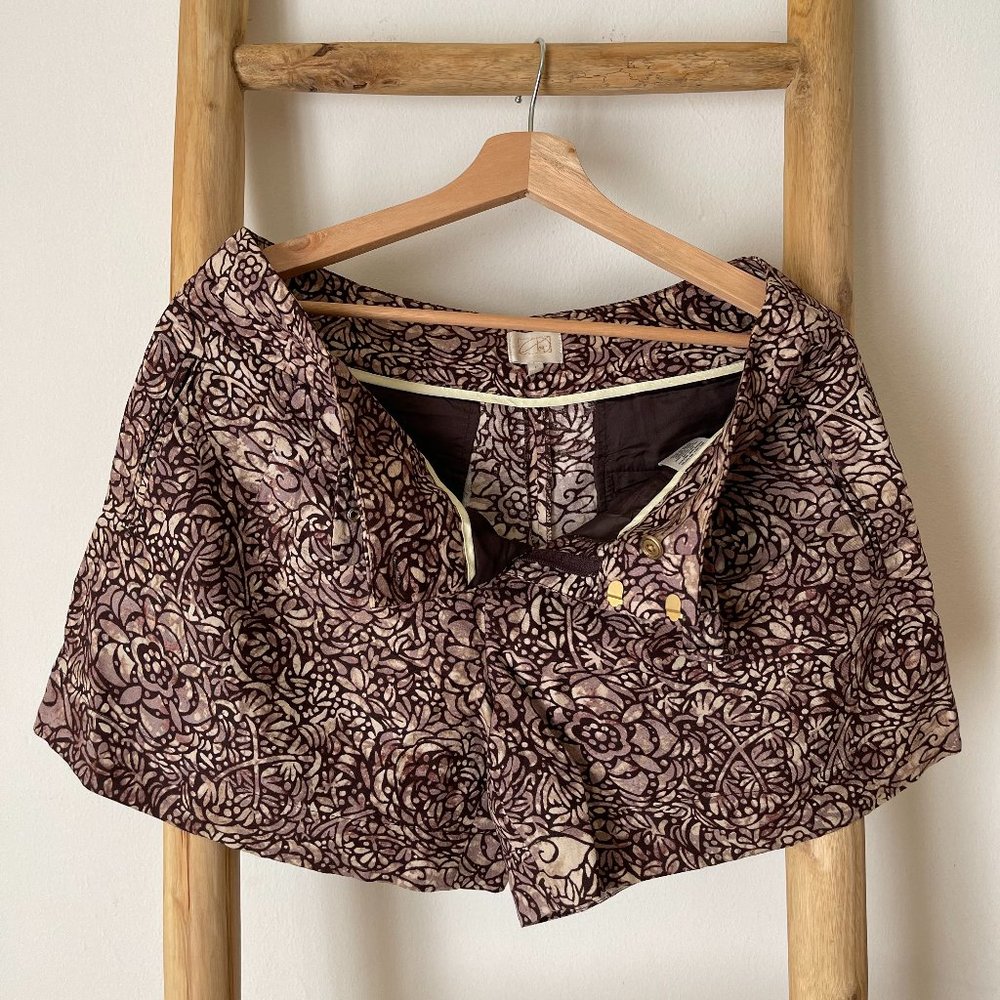 Maeve for Anthropologie Patterned Shorts